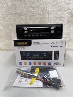 616uab Ssl Ml43b Sound Storm Car Stereo Single Din Bluetooth Usb Sd No Cd Boss