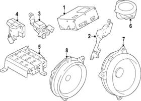 86301fn60a Subaru Genuine Front Dr Speaker