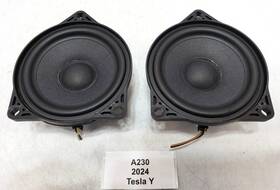 1079742-00-c Tesla 17-24 Oem Model Y 3 Front Left Right Audio System Speaker Full Range Set