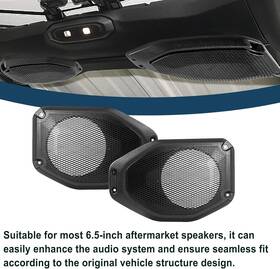 Tkqp2260 Tk-auto For Wrangler Jl& Gladiator Jt 6.5 Inch Speaker Pod Adapters With Tweeter