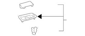 55408-35160-b0 Toyota Genuine Speaker Cover