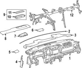 55525-0c030 Toyota Genuine Speaker Cover