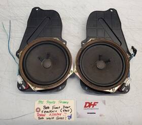86160-04030 Toyota 1995-2000 Tacoma Oem Front Door Speakers With Plates Lf And Rf Tested