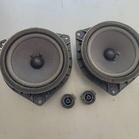 86160-0c250 Toyota 86160-0c130/86160-0c250 2018 Tundra Non-jbl Factory Oem Rear Door Speakers 4 Full Set
