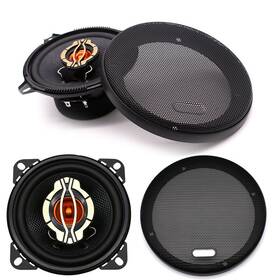 C00883001 Trustcartool 1 Pair 4 Inch 100w Car Audio Coaxial Speakers 2 Way Hifi Stereo Sound Heavy-duty