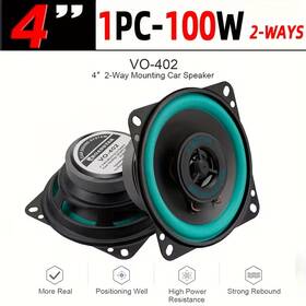 C00407002 Trustfo11 1pc 4-inch 2 Way Coaxial Car Audio Speakers 100w Door Speaker Stereo Hifi