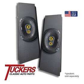 Smpc-6772 Tuckers 1967-1972 Chevy C10 Gmc Pickup Truck Cab Corner Speaker Mount Behind Seat Pair