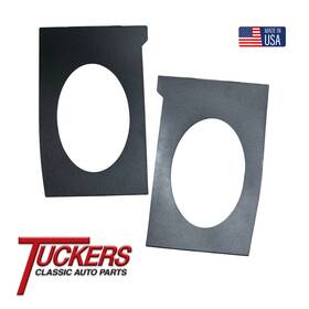 Smpc-7387 Tuckers 1973-1987 Chevy C10 Gmc Pickup Truck Cab Corner Speaker Mount Panels Behind Seat