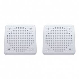 40911 United Pacific Speaker Cover Chrome 5 5/8 Inch Square For Various