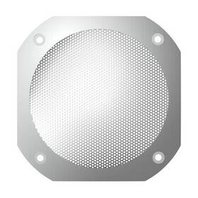 40920 United Pacific Speaker Cover Chrome 4.5 Inch Square For Various