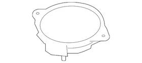 1c0-035-411-d Volkswagen Genuine Inst Panel Speaker