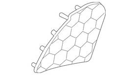 1q1-868-149-b-82v Volkswagen Genuine Speaker Grille