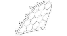 1q1-868-150-b-82v Volkswagen Genuine Speaker Grille