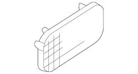 1t3-868-148-6ga Volkswagen Genuine Speaker Grille
