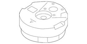 3cn-035-621-a Volkswagen Genuine Speaker