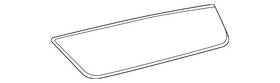 3cn-819-153-a-82v Volkswagen Genuine Speaker Grille