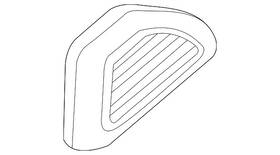 Volkswagen 5c5-035-591-9b9 Genuine Rear Speaker