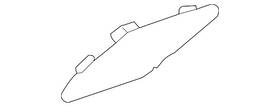 5c6-867-101-b-82v Volkswagen Genuine Speaker Grille