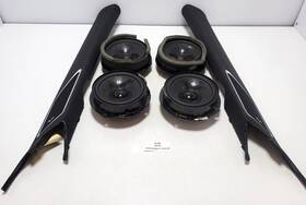 5g0035411c Volkswagen 15-19 Oem Golf R Front Rear Left Right Speaker A Pillar Trim Set