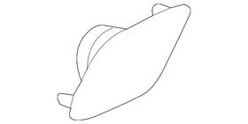 5gm-868-152-h-82v Volkswagen Genuine Speaker Grille