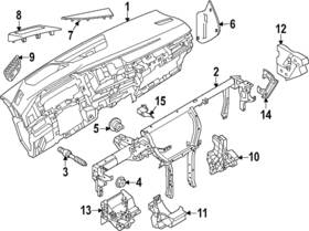5h1-858-122-a-6ps Volkswagen Genuine Air Grille 5h1-858-122-a-6ps Volkswagen Genuine Air Grille