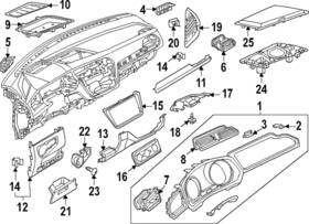 5nn-858-122-a-81u Volkswagen Genuine Speaker Grille 5nn-858-122-a-81u Volkswagen Genuine Speaker Grille