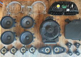 16w42-h2022 Volvo Bowers And Wilkins Speaker Set With Amplifier 2016-2022 Xc90 V90 S90 Oem