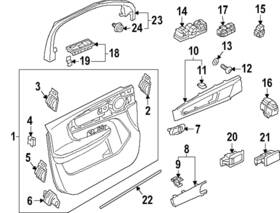 32285140 Volvo Genuine 2024 C40 Recharge - Speaker Grille
