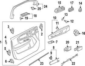 32285141 Volvo Genuine Speaker Grille