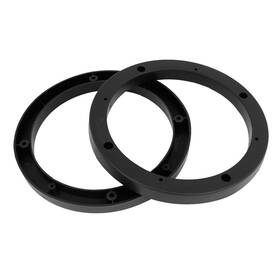 X Autohaux 700955732819 2 Pcs 7 Inch Dia Black Plastic Speaker Spacers Extender Ring Car Spacer