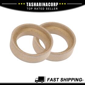 X Autohaux 726215665918 Piece Of 2 1.2 Inch Beige Speaker Spacer Ring Adaptor Brackets Mounting