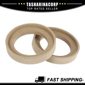 X Autohaux 743151895209 Universal Piece Of 2 Car Speaker Spacer Ring Adaptor Brackets Mounting Wood 3.5 Inch