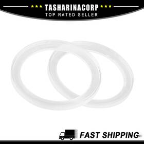 X Autohaux 743151895216 Universal Piece Of 2 Car Speaker Spacer Ring Mounting Plate Acrylic 3 Inch
