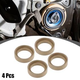 X Autohaux 781913522734 4 Pcs Universal 1.5 Inch Speaker Subwoofer Mounting Spacer Rings Beige