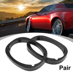 X Autohaux 782685174671 Pair Car Black Hollow Speaker Spacer For 6 Inch X9 Plastic 25mm Thickness X Autohaux 782685174671 Pair Car Black Hollow Speaker Spacer For 6 Inch X9 Plastic 25mm Thickness