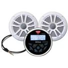 Boss Audio MCKGB350W6 Marine Stereo Kit With 6.5IN Speakers White Boat. Fixed Price $203.75.