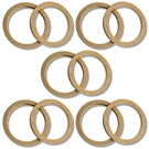 5 Pair Of (8" X 3/4") High Quality Mdf Wood Speaker Spacer Rings SR8 Metra. Fixed Price $58.99.