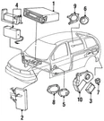 Genuine Ford Speaker F1TZ-18808-B. Fixed Price $160.89.