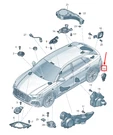 New Audi Q8 4MN Rear Door Treble Speaker 4K0035399 4K0-035-399. Fixed Price $67.70.