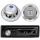 Pyle PLCDBT95 Marine Boat Radio Usb Receiver Player W/ 2X Lanzar 6.5" Speakers. Fixed Price $151.99.