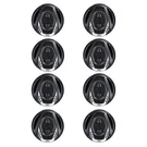 Boss NX654 6.5" 400W 4-WAY Car Audio Coaxial Stereo, Black (8 Speakers). Fixed Price $126.99.