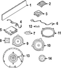 Genuine Nissan Windshield Pillar Speaker 281E1-7LA2A. Fixed Price $79.98.