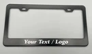 Custom Black License Plate Frame Stainless Steel With Laser Engraved Fit Audi. Fixed Price $14.95.