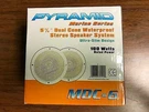 Pyramid MDC6 Dual Cone 5.25IN. Marine Speakers System Pair. Fixed Price $26.00.