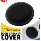 2SET Black Front Door Speaker Cover For Bmw 3SERIES E90 Lci E91 E84 51417144. Fixed Price $27.89.