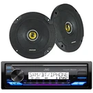 Single Din Marine Bluetooth Receiver, 2X Kicker 6.5" Coaxial 300W Speakers. Fixed Price $183.49.
