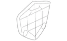 Genuine Audi Speaker Cover 8J0-837-865. Fixed Price $22.41.