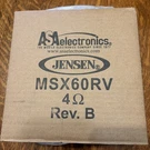 Jensen MSX60RV Speaker. Fixed Price $29.95.