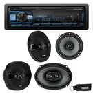 Alpine UTE-73BT Receiver No Cd Kicker 44KSC6504 6.5" 44KSC69304 6X9". Fixed Price $389.85.