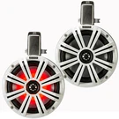 Kicker KMTC8 Loaded Marine Cans With 45KM84L Speakers White Grill On. Fixed Price $679.96.